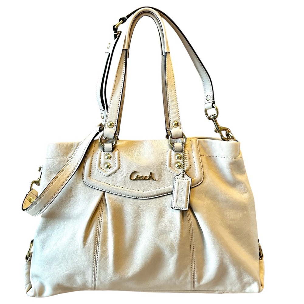 Coach Cream Shoulder Bag